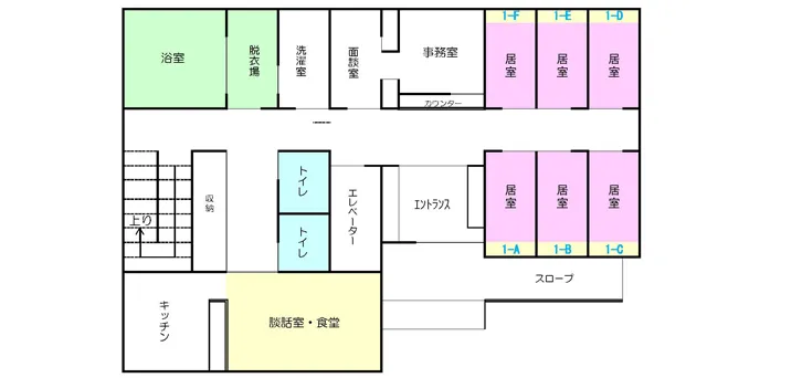 1階フロア図